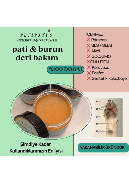 Pati Burun Bakım Kremi