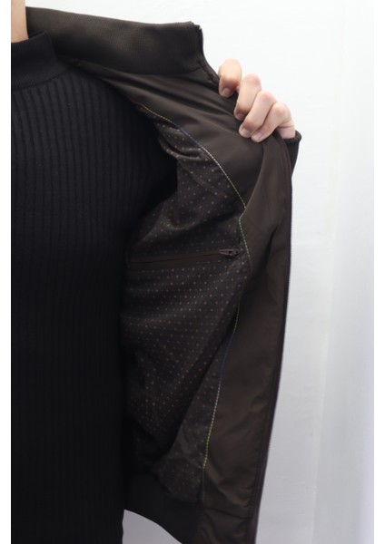 Fistan Store Erkek Hakim Yaka Spor Kesim Normal Kalıp Kolları Çelik Örgü Kışlık Mont fırsatları