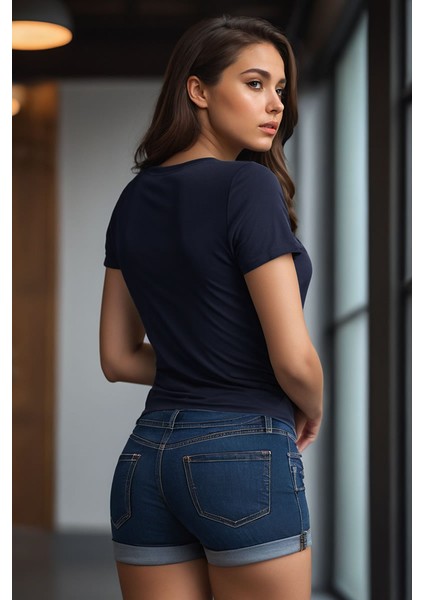 Stay On The Truth Baskılı Bisiklet Yaka Tişört modelleri