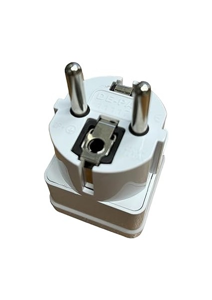 Evrensel Adaptör – Seyahat Fişi Dönüştürücü, Ingiliz ve Amerikan Fişli Cihazlar Için, Ab Tipi Priz Uyumu, 250V 16A, Beyaz – 1 Adet fırsatları