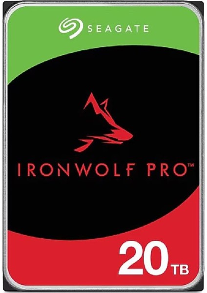 20 Tb Seagate 3.5 Ironwolf Pro Sata3 7200RPM 256MB ST20000NT001 (5 Yıl Resmı Dıst Garantılı)