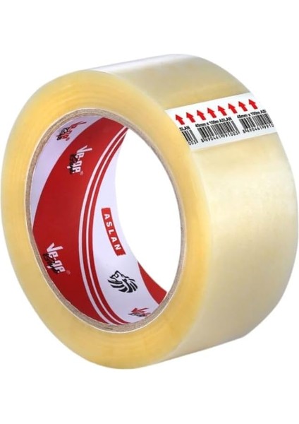 45X100 Şeffaf Koli Bandı (Aslan)