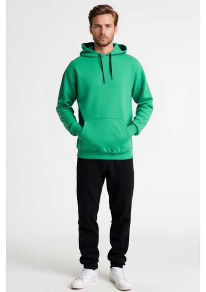 Erkek Kapüşonlu Kanguru Cep 3 Iplik Puf Yumuşacık (Içi Polarlı) modelleri