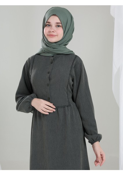 Melora Kız Çocuk Kadife Elbise Yeşil modelleri