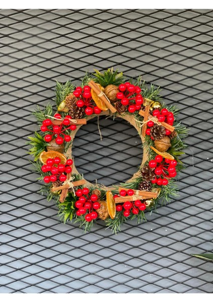 Yılbaşı Konsept Kokinalı Kapı Süsü