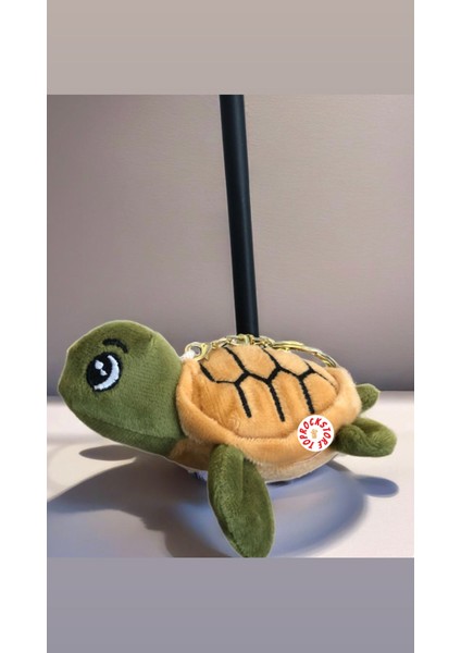 Sevimli Caretta Kaplumbağa Peluş Oyuncak Desenli Anahtarlık Hediyelik Uyku Arkadaşı 11 cm
