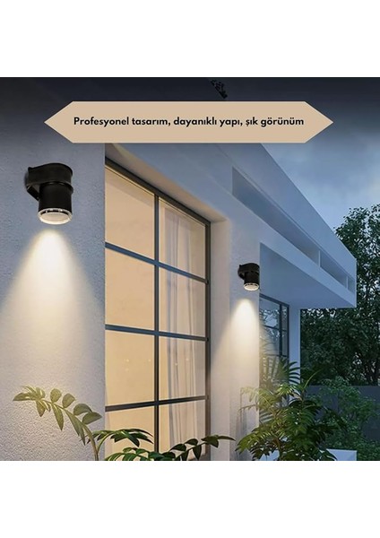 Geldi Tekli Çağlayan Aplik IP54 Dış Mekan Zita Bahçe Aydınlatma Duvar Apliği + GU10 LED Ampul (Gün Işığı) fırsatları