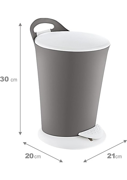 Penguen Pedallı Çöp Kovası Terra 6 Lt - Bej, Çok Amaçlı Pedallı Çöp Kovası fiyatları
