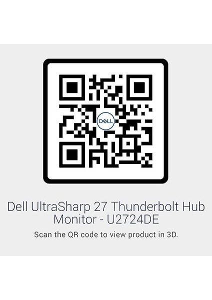 Ultrasharp Monitör 27 Inç 2560X1440 Qhd, IPS Black Technology 16:9 5ms 120Hz 2xdp HDMI Type-C 2 x Thunderbolttm 4 Port Antı-Glare Heıght Tılt Swıvel Pıvot Vesa Hub, U2724DE indirimleri