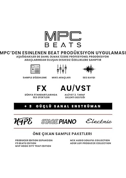 Professional Mpk Mini Mk3 - USB Mıdı Klavye Controller, 25 Mini Tuş, Arkadan Aydınlatmalı 8 Bateri Pedi, 8 Düğme ve Müzik Prodüksiyon Yazılımı Dahil - Gri indirimleri