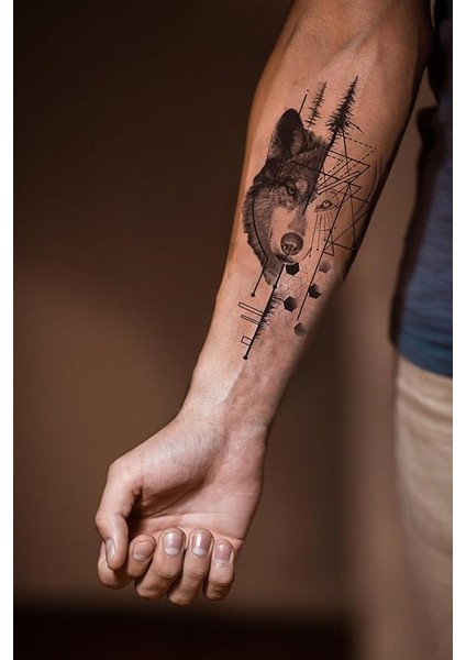 Kurt Dövmesi, Wolf Tattoo, Geçici Dövme, Erkek Geçici Dövme