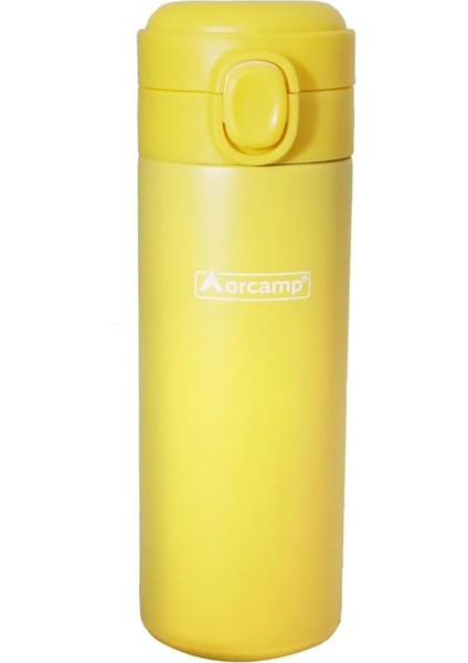 420 ml Termos Mug, Dayanıklı Kamp Ekipmanları, Kamp Aksesuarları, Açık Hanana Sporları, Doğa Sporları, Yürüyüş, Sırt Çantasıyla Seyahat, Kamp Mutfağı, Kamp Malzemeleri, Sarı, 420ML