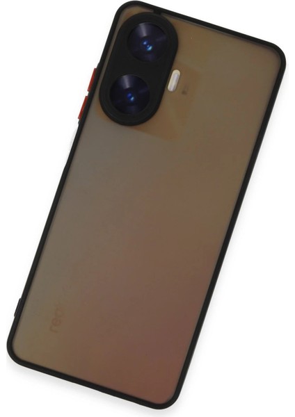 Realme C55 Kılıf Montreal Silikon Kapak - SIYAH-(5796) - N256J150-M85256 modelleri