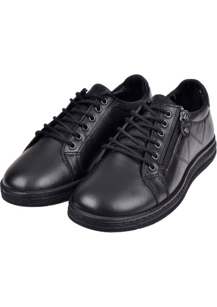 Hakiki Deri Comfort Kadın Ayakkabı MAK-240 Siyah fırsatları