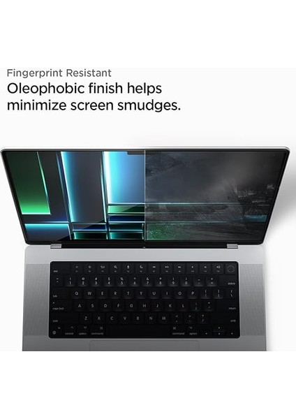 MacBook Pro 14" M2 (2023) / M1 (2021) ile Uyumlu Cam Ekran Koruyucu Tam Kaplayan Glas.tr Slim Full Cover Black - AGL04234 indirimleri