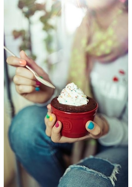 Henry Ramekin Fırın Kabı 2 Adet 9 cm Kırmızı/burgundy fırsatları