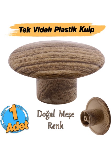 Tek Vidalı Dış Bükey Plastik Düğme Kulp Kubik Doğal Meşe Mobilya Dolap Çekmece Kulpu Kulbu fiyatları