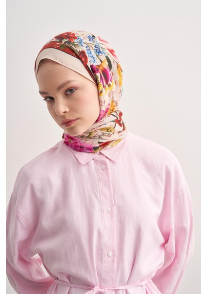 C Krem Monogram Floş Şal fiyatları