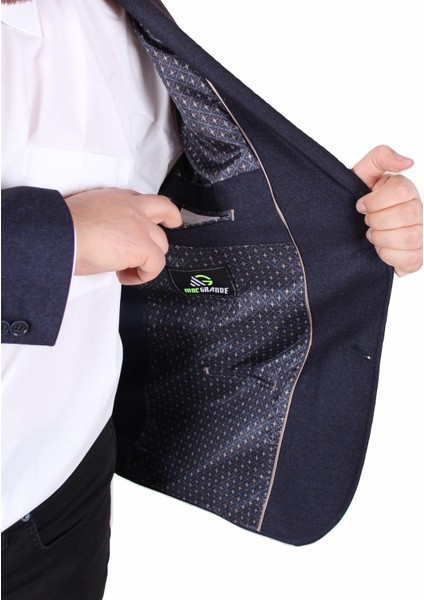 Mocgrande Erkek Büyük Beden 4 Drop Blazer Oskar Ceket 500607 Lacıvert fırsatları