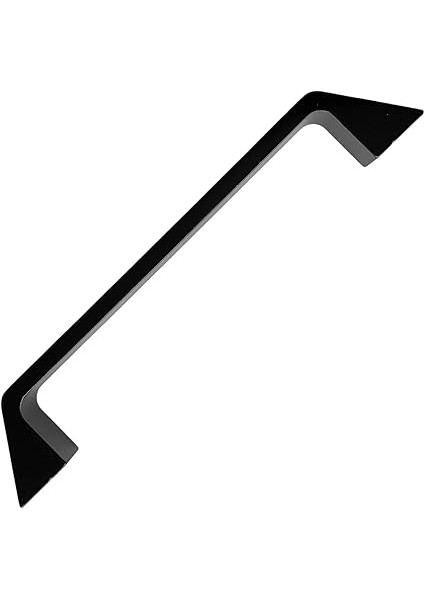 Mutfak ve Banyo Dolabı Kapakları ve Çekmeceler Için Metal Kulp Paslanmaz Alüminyum Mobilya Dolap Kulbu 128MM Mat Siyah 2 Adet fiyatları