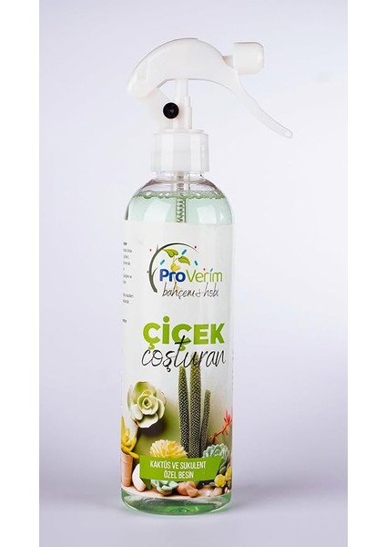 Kaktüs ve Sukulent’ler Için Çiçek Coşturan Özel Natural Besini