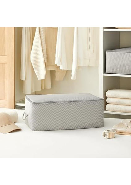 Home Textile Orta Boy Gri Balıksırtı Hurç 52 x 28 x 21 cm modelleri