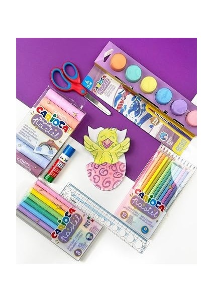 Pastel Tempera Suluboya Süper Yıkanabilir Fırçalı 6 * 25 ml 6 Renk Karışık fiyatları