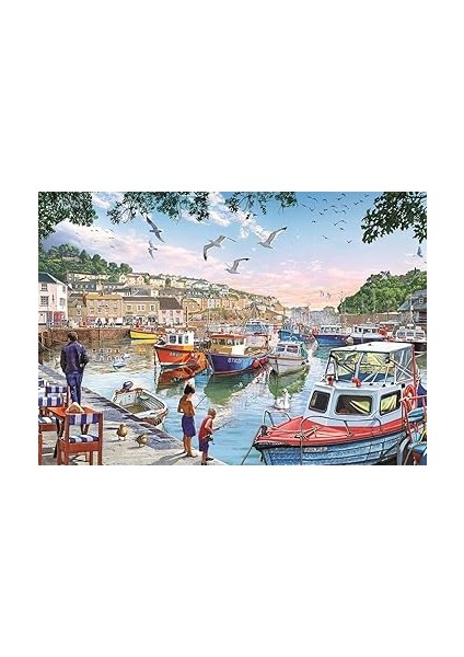 Puzzle Limandaki Küçük Balıkçılar 1000 Parça Puzzle fiyatları