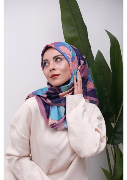 Renkli Karma Desen Dijital Soft Eşarp modelleri