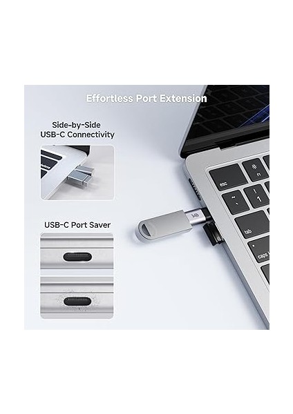 Matters 2'li Paket USB C Genişletici Adaptörü, [4K@240Hz Video, 240W Şarj, 40GBPS Veri Aktarımı], Usbc Dişi - Usbc Erkek Adaptör, USB Tip C Genişletici indirimleri