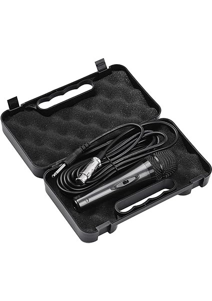 Elde Taşınabilir Kablolu Dinamik Mikrofon Vokal Akustik Enstrümanlar Için Doğru Kardioid Alımı Ayrılabilir Çok Fonksiyonlu Stüdyo Kaydı Podcasting Canlı Yayın Barındırma 5 Xlr Kablo Saklama fiyatları