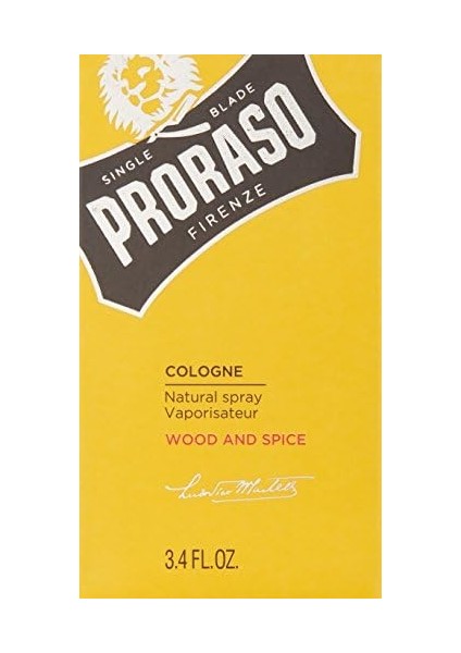 Proraso Eau De Cologne Wood & Spice, 100 ml fiyatları