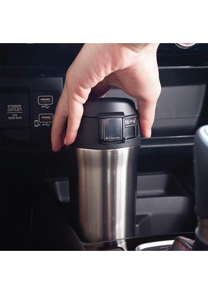 SM-YAF48-TD Termos Bardak Matara, Paslanmaz Çelik, 0.48 L, 6 Saat Sıcak & Soğuk, Unisex, Koyu Kahve fırsatları