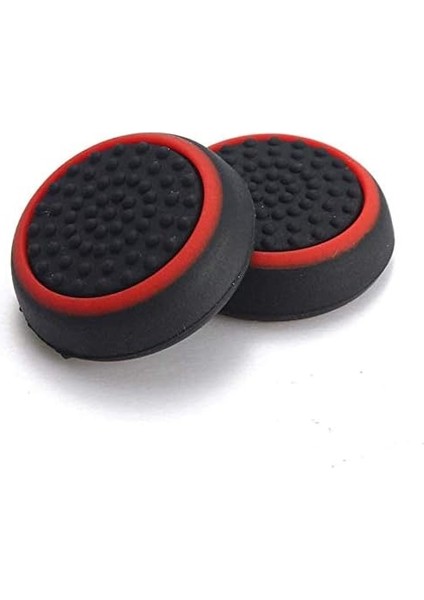 Thumb Grips Kapak Çubuğu Thumbstick Caps Joystick Switch Ns Nitendo Switch Lite Ns Joycon Için (Kırmızı)