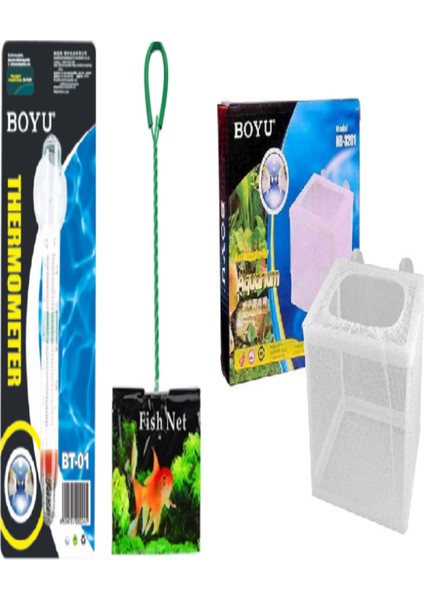 Akvaryum Cam Derece, Tül Yavruluk, Liya Kepçe Orta Boy 5 Numara