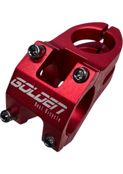 Bisiklet Alüminyum Direksiyon Golden Kısa 40MM Gidon Boğaz Set 78 cm Yedek Parçası Kırmızı Renk fiyatları