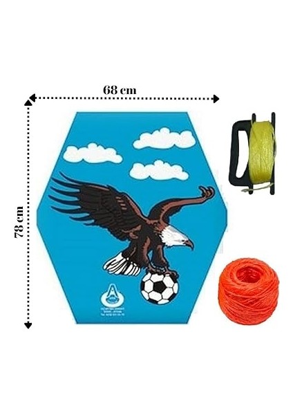 Çıtalı Kartal Modeli Yedek Ipli 1 Adet Artlantis Çıtalı Uçurtma 1 Adet fiyatları