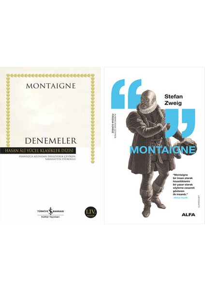 Denemeler + Montaigne