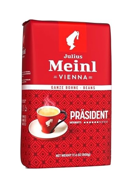 Julius Meinl President Çekirdek Kahve, Orta Kavrulmuş, Classic Aromalı, 500 G