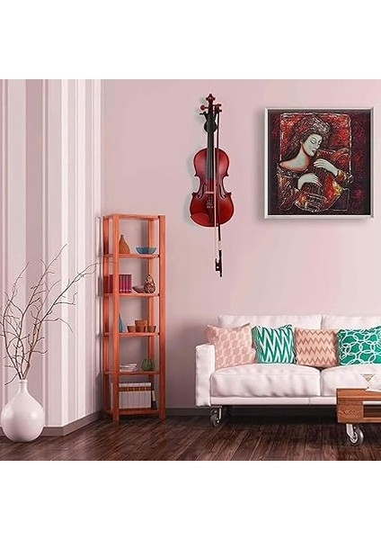 Keman Askısı, Yay Tutucu ve Kaymaz Lastik Pedli Ayarlanabilir Keman Duvar Montajı, Ev ve Stüdyo Duvar Montajı, Keman Viyola Standı, Yaylı Çalgılar Için Keman Viyola Askısı (2pcs) indirimleri