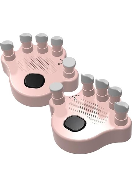 2 Adet Piyano El Şekli Düzeltici El Güçlendirici Duruş Düzeltme Aracı Piyano Aksesuarları Hoparlör ile Dahili Ses Kaynağı Silikon Düğme Kaymaz El Egzersiz Eğitmeni