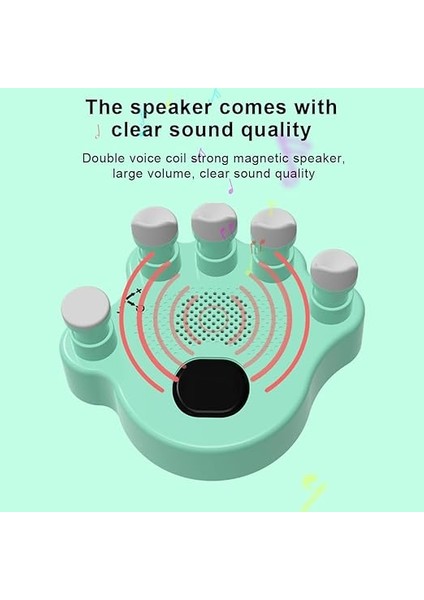 2 Adet Piyano El Şekli Düzeltici El Güçlendirici Duruş Düzeltme Aracı Piyano Aksesuarları Hoparlör ile Dahili Ses Kaynağı Silikon Düğme Kaymaz El Egzersiz Eğitmeni indirimleri