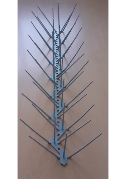 -(10 Adet) Kuşkovucu Kuşkonmaz Diken 50 cm - Gri -3 Dikenli