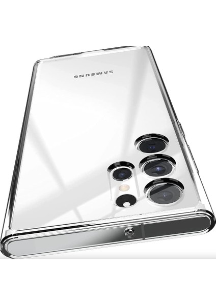 Happy Galaxy S22 Ultra Kılıf, Şeffaf Silikon Kamera Korumalı S22 Ultra Kılıfı modelleri