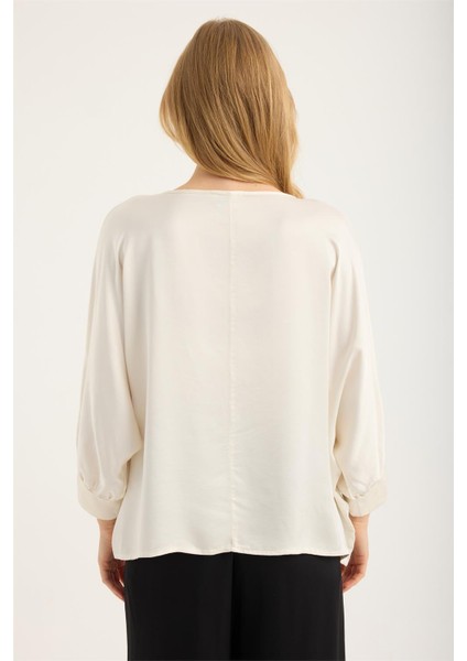 Yarasa Kesim Kolucu Manşet Bluz indirimleri