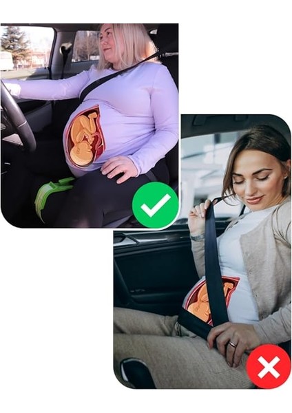 Hamile Emniyet Kemeri Aparatı Hamile Araç Koltuğu Kemeri Siyah, Eggbaby indirimleri