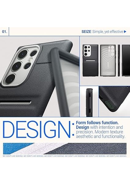 Caseology Galaxy S23 Ultra ile Uyumlu Kılıf Athlex Active Black - ACS05660 modelleri