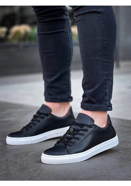 KB-122 Kuback Siyah Cilt Yüksek Taban Bağcıklı Günlük Erkek Ayakkabı fiyatları