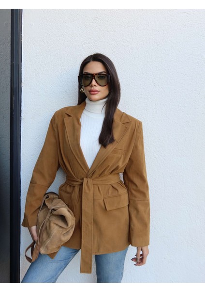 Süet Bağlamalı Ceket fiyatları