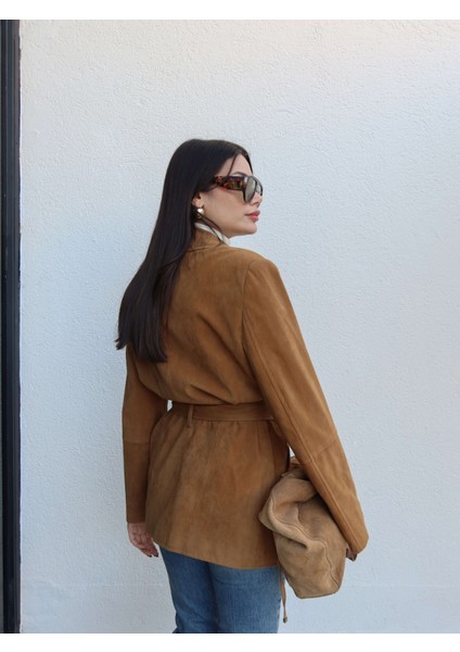 Süet Bağlamalı Ceket fırsatları